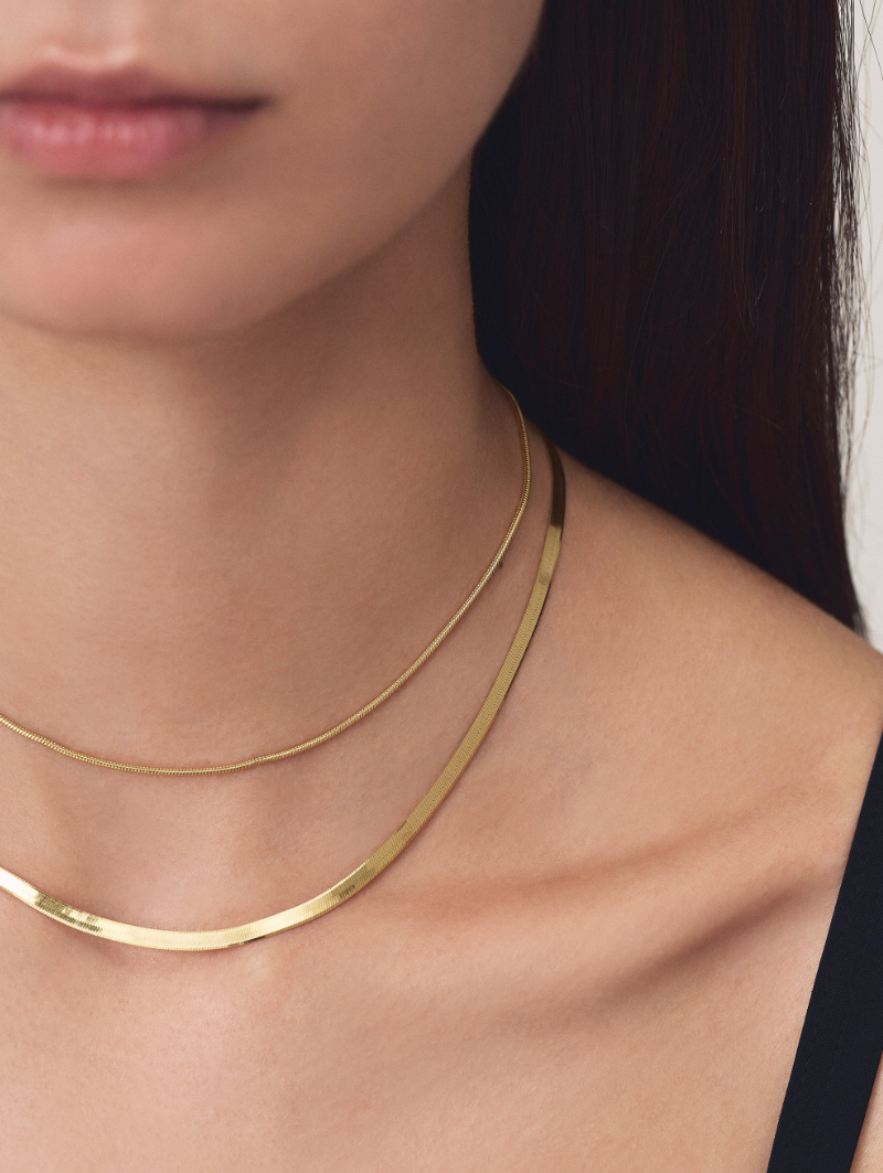 Herringbone Chain Necklace